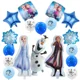 thumbnail image 5 of Decoraciones para fiesta de cumpleaños de Frozen de Disney, juego de globos temáticos de princesa Anna Elsa, vajilla desechable, pancarta, caja de dulces Frozen, 5 of 5