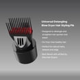 thumbnail image 5 of RED by Kiss Universal Detangling Blow Dryer Hair Styling Pik, Heavy-Duty Nylon, Frizz Free Straightening, Ideal for Natural Hair, Weaves, Wigs, Compatible with All Dryers, 5 of 9
