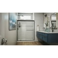 thumbnail image 2 of DreamLine Alliance Pro 56-60 in. W x 70 3/8 in. H Semi-Frameless Bypass Sliding Shower Door in Satin Black and Clear Glass, 2 of 5
