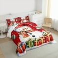 thumbnail image 3 of Castle Fairy Kids Children Xmas Snowman Bedding Comforter Set 2pcs,Merry Christmas Gifts Twin Comforter Sets Microfiber,Happy New Year Breathable Bedding Set,Ultra Soft Home Decor,Reversible, 3 of 8