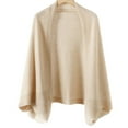 thumbnail image 2 of Womens Knitted Shawl Scarf Solid Cardigan Jacket Elegant Batwing Sleeve Warm Complexion Free, 2 of 3