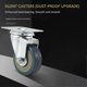 thumbnail image 4 of 4 X Heavy Duty 50x17mm Rubber Swivel Wheels Trolley Furniture Caster Brake, 4 of 5