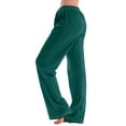 thumbnail image 3 of SIYUDAN Women Pants Women Casual Pants Dark GreenAdult Womens Pants Comfy Sweatpants Women High Waist Pants Women With Pockets Women'S Fall Pants, 3 of 7