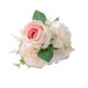 thumbnail image 2 of Pulsera de flores rosas, decoración para bodas, regalo para novia, dama de honor y padrino, diseño floral, puño ajustable, 100 % seda, para eventos nupciales.,Wsvlmg, 2 of 6