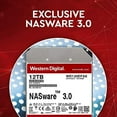 thumbnail image 4 of WD Red 10TB NAS Internal Hard Drive - 5400 RPM Class, SATA 6 Gb/s, CMR, 256 MB Cache, 3.5" - WD101EFAX, 4 of 5