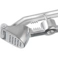 thumbnail image 2 of Garlic press, mashed garlic, kitchen utensils, stainless steel color, aluminum alloy, manual garlic pestle, 2 of 5