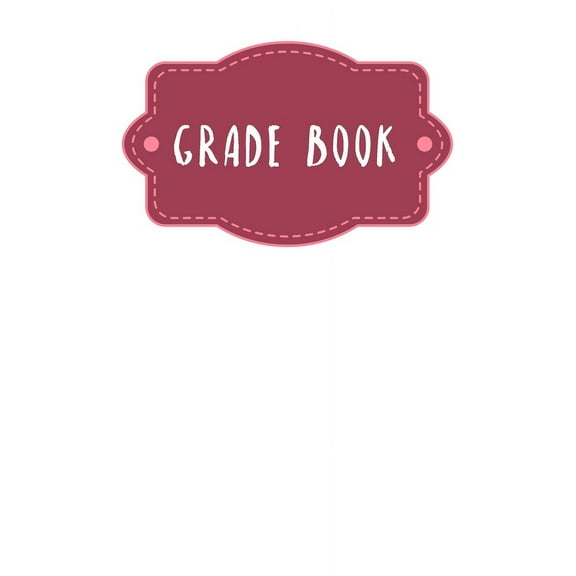 Grade Book: Grade booklet for pupils and students - Design: Black Flower, (Paperback)