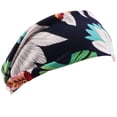 thumbnail image 2 of HuangHuanChen Wide Headbands for Women Non Slip Workout Yoga Running Womens Headband Fashion Women Bohemian Style Printed Boho Hair Bands Hair Thick Sweat Head Bands Head Wraps Bandana A One Size, 2 of 3