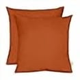 thumbnail image 3 of RSH DECOR: Sunbrella Square Throw Pillows Set of 2 | 17" x 17" | Water and Fade-Resistant Performance Fabric | Outdoor Pillow Covers with Down-Alternative Inserts | Canvas Rust, 3 of 4