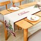 thumbnail image 1 of Christmas Reindeers Santa Red Black Buffalo Check Decorative Table Runner for Home Dining Table Festival Party Multiple Size, 1 of 4