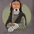 thumbnail image 3 of CafePress - Mona Lisa Dog T Shirt - Womens Comfort Colors® Shirt, 3 of 4