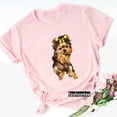 thumbnail image 1 of 2022 Summer New Yorkie Mama Cute Dog Lover Dog Mom Gift Mother's Day Ladies T Shirt White Pink Ladies T Shirt Loose Comfort TopXXL Gao Jinjia LED, 1 of 2
