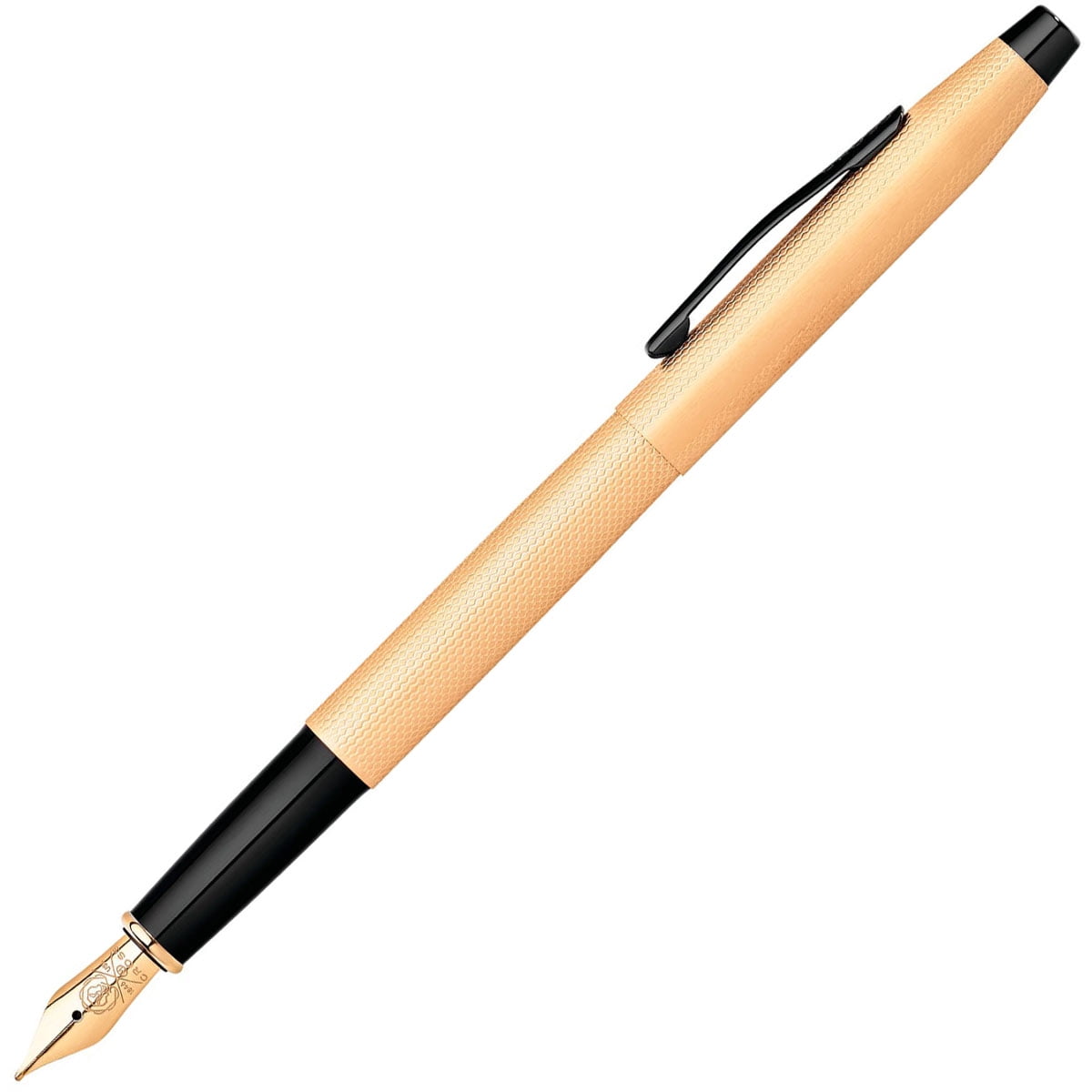 Cross Classic Century Brushed Rose Gold PVD Fountain Pen with Fine Nib