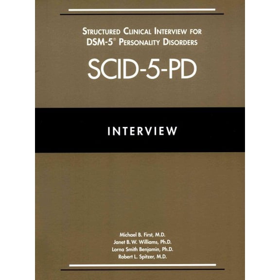 Pre-Owned Structured Clinical Interview for Dsm-5(r) Personality Disorders (Scid-5-Pd) (Other)
