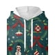 thumbnail image 4 of TRKIYQC Sudadera con Capucha navideña para Hombre, Sudadera con Capucha de Papá Noel y muñeco de Nieve de Manga Larga con Bolsillo TRKIYQC  moda, 4 of 6