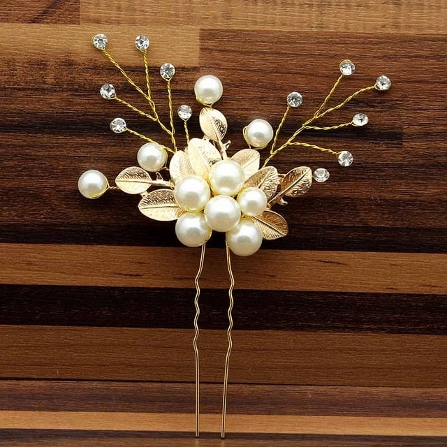 Luxury Rhinestone Crystal Hair Pins/Sticks for Women and Girls Hair