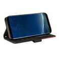 thumbnail image 4 of Case for Samsung Galaxy S8 Leather Wallet Book Flip Folio Stand View Cover - Black, 4 of 5