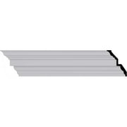 6 1/4"H x 4 3/4"P x 7 7/8"F x 94 1/2"L Alexa Crown Moulding
