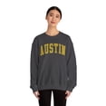 thumbnail image 4 of Austin Texas TX Sweatshirt Gifts Crew Neck Shirt Long Sleeve Unisex, 4 of 7