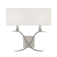 thumbnail image 2 of Savoy House Payton 16" 2-Light Transitional Metal Sconce in Satin nickel, 2 of 6