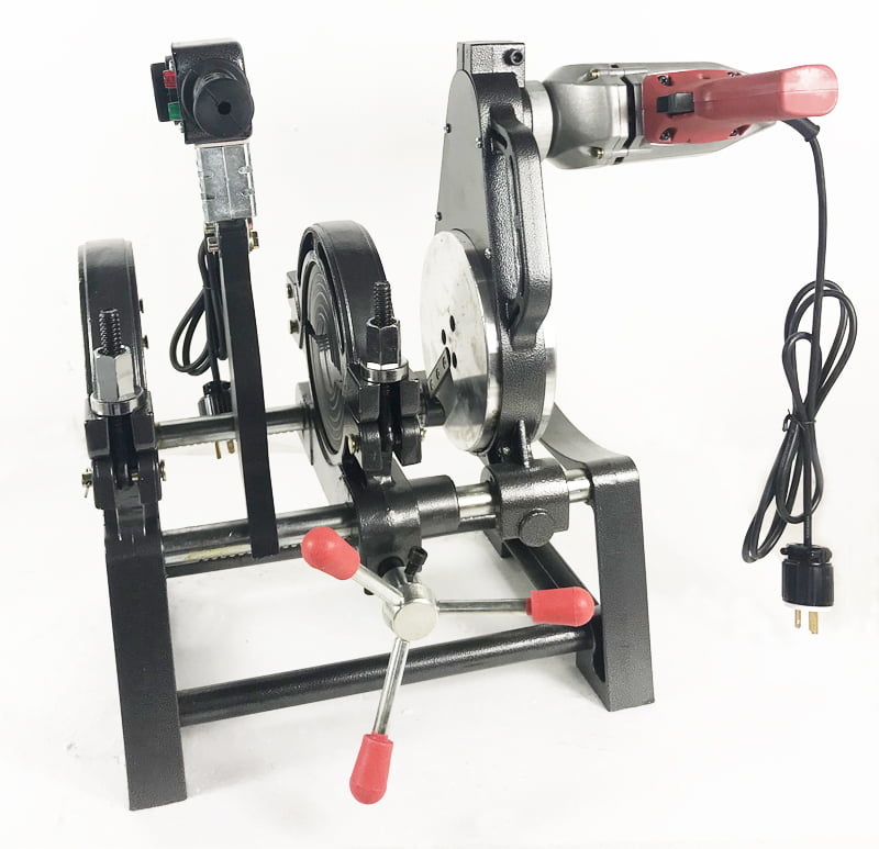 INTBUYING HDPE Butt Fushion Welding Machine Manually Operated 110V Two Clamps 