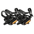 thumbnail image 1 of Pedales de bicicleta multiusos Pedales de bicicleta con pinza para los dedos y correas para bicicletas de ejercicio, bicicletas de spinning y bicicletas para exteriores, 1 of 4