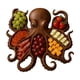 thumbnail image 1 of Advancent Bandeja de madera con forma de pulpo, fácil de limpiar, para fiestas y festivales. de charcutería con forma de pulpo. Almacenamiento y organización del hogar B, 1 of 6