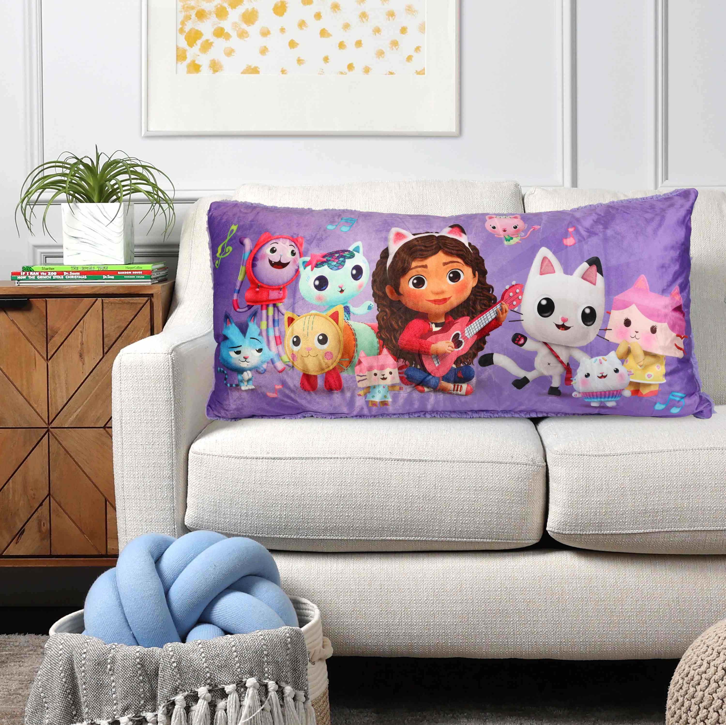 Oreiller de corps Gabby's Dollhouse 18po x 36po COUSSIN DE CORPS GABBYS DOLLHOUSE MOV
