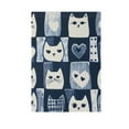 thumbnail image 6 of Yayeee Garden Flag 12" x 18" Double Sided Outdoor Yard Lawn Holiday Decorations, Blue Cats and Hearts, 6 of 6