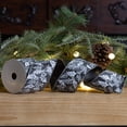 thumbnail image 2 of Melrose Holly Berry Christmas Wired Craft Ribbon - 2.5" x 20 Yards - Gray and Silver, 2 of 3