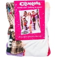 thumbnail image 6 of Silver Buffalo Clueless Movie Poster Alicia Silverstone Features Cher, Dionne, and Tai Fleece Throw Blanket 45" x 60", 6 of 8