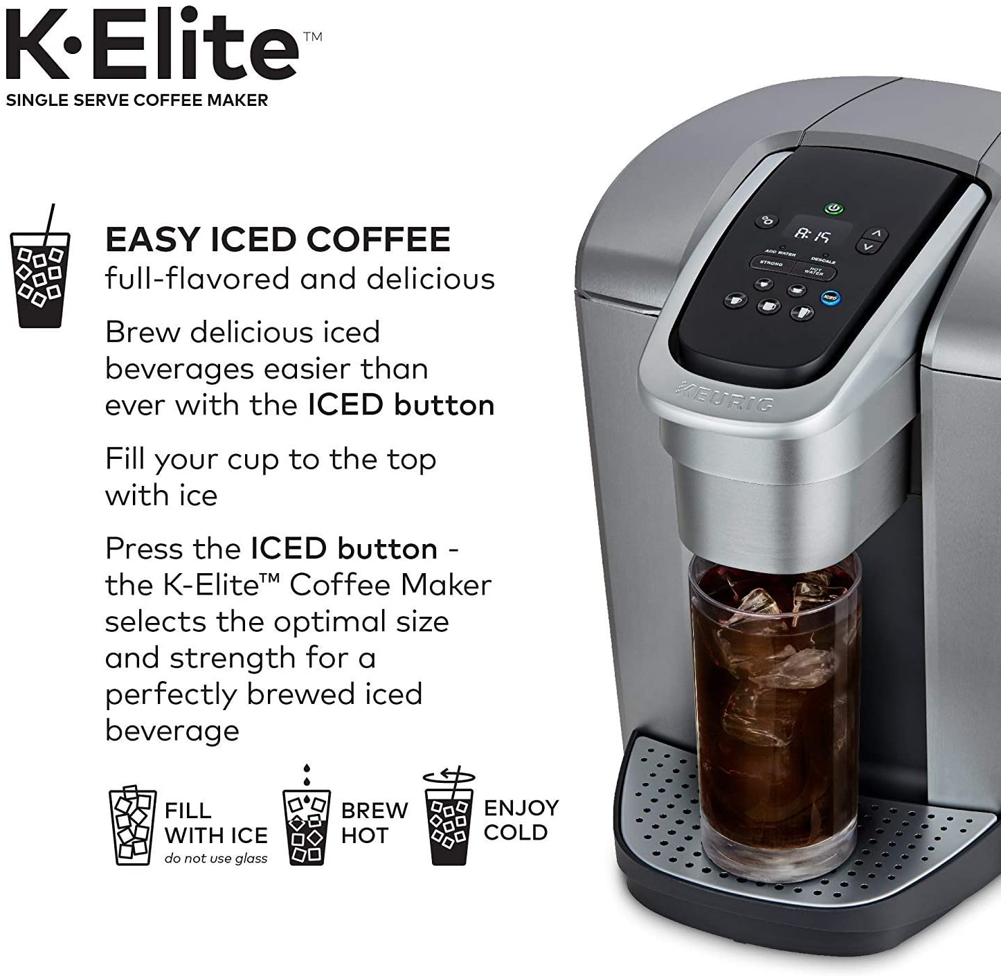 Keurig K-Elite Plus+ Brushed S 