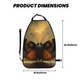 thumbnail image 2 of Pofeuu Majestic Butterfly Sunset Print 2 Pack PU Leather Kick Mat Back Seat Protector, Universal Car Seat Back Organizer, Waterproof Backseat Protector For Most Car, 2 of 8