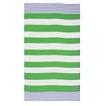 thumbnail image 3 of Swan Comfort 100% Cotton Pestemal Turkish Bath & Beach Towel, 39" x 70" - Green - Navy Blue, 3 of 6