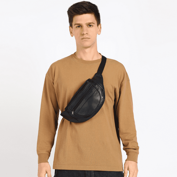 Designer Fanny Pack Genuine Leather by Leatherboss