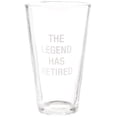 thumbnail image 1 of About Face Designs 122042 Pint Glass, 16 oz, Clear, 1 of 2