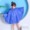 thumbnail image 4 of Kids Rain Poncho Hooded Jacket Rain Coat, 4 of 9