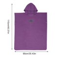 thumbnail image 4 of Beach Towel Poncho Changing Robe Surf Beach Poncho Lightweight Surf Beach Wetsuit Quick Dry, 4 of 4