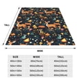 thumbnail image 3 of Honeii Forest Elf Print Fleece Blanket - Throw Blanket for Bed, Sofa, Couch, Camping, and Travel , Microplush Ultra Soft Warm Blanket-50"x40", 3 of 7