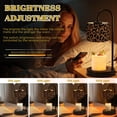 thumbnail image 3 of Candle Warmer Lamp with Timer Dimmer Leopard Print Earthy Tones Candle Lamp Warmer for Jar Candle with 4 Bulbs Gifts for Women Mothers Day Gift House Warming Gifts, 3 of 8
