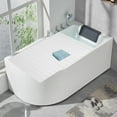 thumbnail image 2 of Bathtub Cover Folding Bath Lid Insulation Dust Cover for Bathroom, Home, SPA, 2 of 17