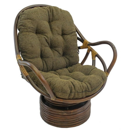 

Blazing Needles-1PK 48-inch by 24-inch Jacquard Chenille Swivel Rocker Cushion