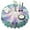 Tie Dye Pattern, variant on Rainbow Tie Dye Swirl Pattern Round Tablecloth 60"x60",Wrinkle Wipeable Table Cloth for Kitchen Dining Room Picnic Patio Party