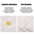 thumbnail image 2 of Face Towel 74 cm x 34 cm Cotton 32-Strand Embroidered Weather Design Unisex Thick Soft Absorbent Towel, 2 of 6