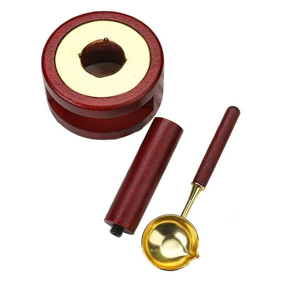 3 Pcs Wax Seal Stamp Set Sealing Waxed Set Wax Seal Warmer Wax Seal Kits