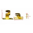 thumbnail image 3 of Curtain Rod Bracket Drapery Hook Holders Fixing Rod Holder Curtain Pole Wall Brackets Towel Rod Hooks (Gold), 3 of 4