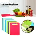 thumbnail image 3 of Plastic Flexible Cutting Mat, Environmentally Friendly Plastic Cutting Board Kitchen Cooking Non-Slip Dishwasher Safe Cutting Board Sheet, Home/Travel Essentials, 3 of 4