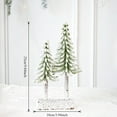 thumbnail image 6 of Shoreew Mini Christmas Tree Artificial Bottle Brush Tree with Wooden Base Small Snow Frost Flocked Pine Tree for Winter Tabletop Home Decor, 6 of 7
