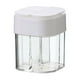 thumbnail image 2 of Juego de especias de plástico 4 en 1 con tapa abatible | Contenedores herméticos para condimentos | Organizador de cocina transparente para encimera o armario, 2 of 6