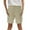 Beige, variant on Cargo Shorts Women 2026 Summer High Waist Wide Straight Leg Relaxed Fit Casual Office Work Shorts with Pockets
